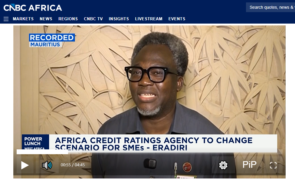 Dr. Eradiri CNBC Interview on AfCRA 2